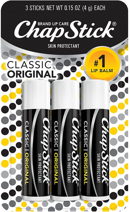 Chapstick Lip Tube (Pack of 3)