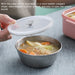 Lunch Box 2-Layer 3-Compartment Bento Box Cutlery Set Portable Leak Proof Food Container Storage Box with Fork Spoon Chopsticks For