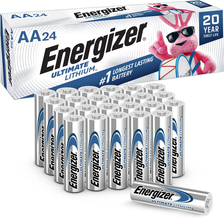 Energizer AA Batteries, Ultimate Lithium Double a Battery, 8 Count