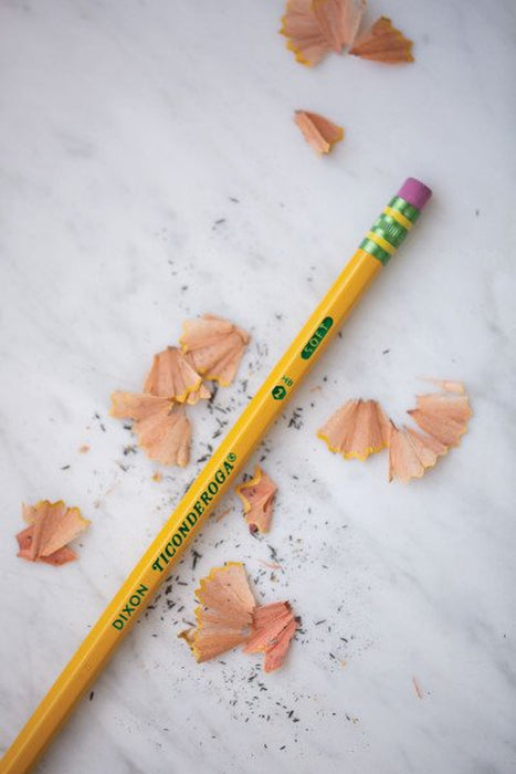 Pencils, #2 Soft, Yellow, Presharpened, Pack of 18 with Free Sharpener