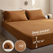 Simple&Opulence 100% Linen Sheet Set Solid Color-4 Pcs Washed French Linen Bed Sheets(1 Flat Sheet,1 Fitted Sheet,2 Pillowcases)-Breathable Bedding Set (Rust, Queen)