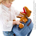 Small Dinosaur Backpack Dinosaur Toys for Kids 3-5 - Dinosaur Toys for 3 4 5 6 Year Old Boys Girls Gift - Toddler Backpack for Boys Dinosaurs for Boys Dino Toy - Dinosaur Stuffed Animal