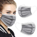 100PCS 3 Ply Black Disposable Face Mask Filter Protection Face Masks