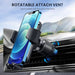 Phone Mount for Car Vent [2022 Upgraded Clip] Cell Phone Holder Car Hands Free Cradle in Vehicle Car Phone Holder Mount Fit for Smartphone, Iphone, Cell Phone Automobile Cradles Universal