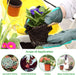 4" Plant Pots Small Plastic Plants Nursery Pot/Pots (100Pcs) Seedlings Flower Plant Container Seed Starting Pots for Plants Come with 100Pcs Plant Labels