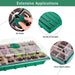 5 Pack Seed Starter Tray Kit, 15 Peat Pots for Seedlings Plastic Growing Germination Trays with Plants Labels, Planting Tools, Germination Plant Starting Pots for Plant Seeds, Green