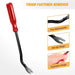 5 PCS Nylon Auto Trim Removal Tool Kit No-Scratch Removal Tool Kit for Car Panel & Audio Dashboard Dismantle Red