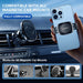Metal Phone Clamp for Magnetic Car Mount Metal Phone Clip Work for All Magnet Car Holder [Clamp and Remove at Anytime] Phone Magnetic Plate Compatible with the Smartphones from 4.7 - 7 Inch