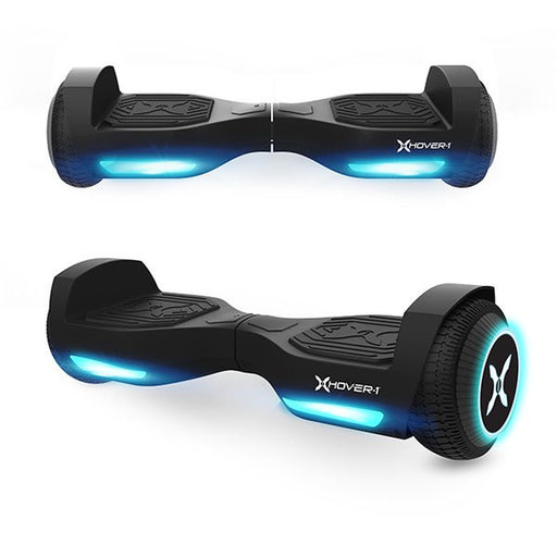 Hover-1 Rebel Kids Hoverboard W/ LED Headlight, 6 M Max Speed, 130 Lbs Max Weight, 3 Miles Max Distance - Black