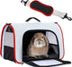 A4Pet Airline Approved Cat Carrier Expandable Dog Carriers,Soft-Sided Portable Pet Travel Washable Carrier for Kittens,Puppies,Rabbit,Hamsters