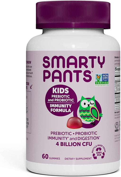 Smartypants Kids Formula Daily Gummy Multivitamin: Vitamin C, D3, and Zinc for Immunity, Gluten Free, Omega 3 Fish Oil (DHA/EPA), Vitamin B6, B12, 120 Count (30 Day Supply)