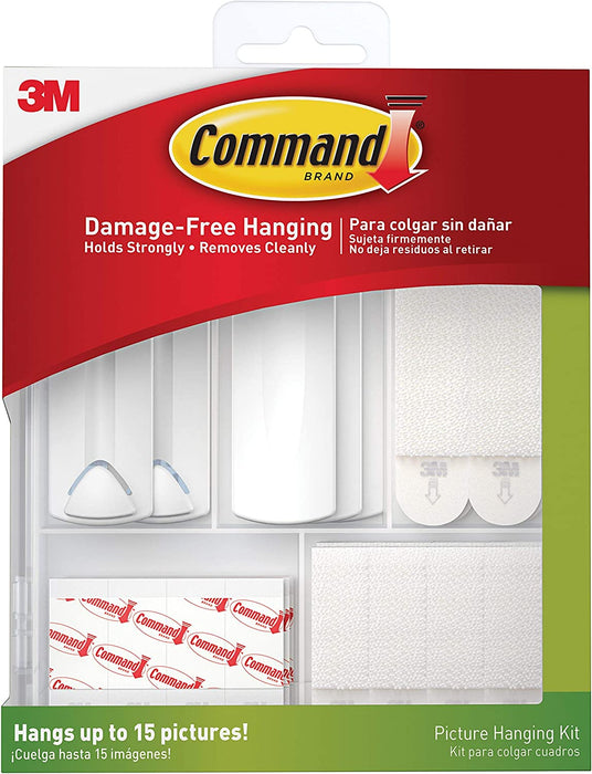 Command Variety Pack, Picture Hanging Strips, Wire Hooks and Utility Hooks, Damage Free Hanging Variety Pack for up to 19 Items, 1 Kit