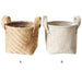 Household DIY Handmade Woven Storage Baskets Flower Pot Jute Cloth Sundries Holder Underwear Toy Container Storage Basket