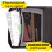 Five Star Xpanz Zipper Binder, 2" round Rings, 380 Sheets, Gray (28090HX9)