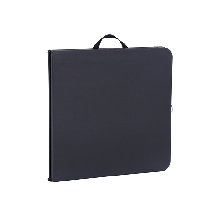 Mainstays 4' Fold-In-Half Adjustable Table, Rich Black