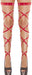 Women Criss Cross Sparkle Glitter Rhinestone Crystal over Knee Thigh High Stockings