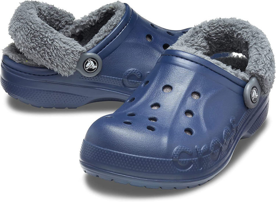 Crocs Unisex-Adult Men'S and Women'S Baya Lined Fuzz Strap Clog