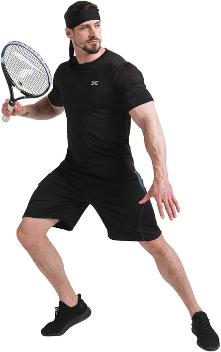 Sports Headband - Head Tie Tennis Tie Hairband - Sweatbands Headbands Wristbands Head Wrap - Ideal for Working Out,Tennis
