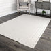 My Texas House Picket Fences, Country/Cottage, Border, Woven Area Rug, 5'2" X 7'6"