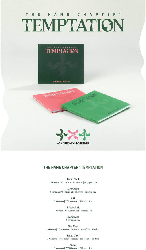 TOMORROW X TOGETHER TXT - the NAME CHAPTER : TEMPTATION Album (Daydream Ver.)