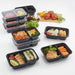 Mainstays 30 Piece 2-Compartment 3.8 Cup Meal Prep Food Storage Container