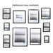 8X10 Black 0.5" Gallery Wall Picture Frame, Set of 6