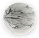 Fine round Gloss Dinnerware Dish Set, 16 Piece, Black and White Marble