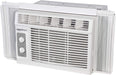 Window-Mounted Air Conditioner with Mechanical Control - Cools 150 Square Feet, 5000 BTU, AC Unit