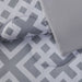 Mainstays Gray Geometric 6 Piece Bed in a Bag Comforter Set with Sheets, Twin