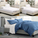 Blue Twin/Twin XL Comforter Set, 5 Piece Boho Microfiber Bed in a Bag - Soft & Lightweight Extra Long All Season down Alternative Bedding Comforter with Sheets for Teen Boys Girls