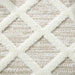Wanda June Home Tufted Triangles Area Rug, Beige, 5'2" X 7'2" by Miranda Lambert
