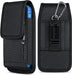 Phone Holster Fits Iphone 14 11 12 13 Pro Max 8 7 6 plus Samsung Galaxy S21 S20 FE plus Ultra S10E S9 A32 A12 A13 A11 A10E A02S Nylon Cell Pouch Zipper Storage Pocket Holder