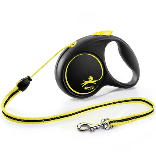 Flexi FUN Neon Retractable Dog Leash, Medium, up to 44Lbs