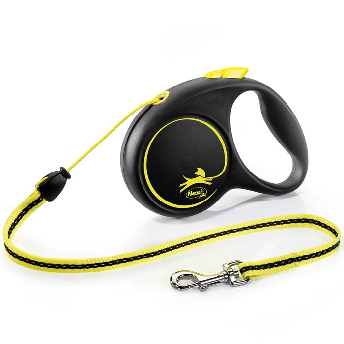 Flexi FUN Neon Retractable Dog Leash, Medium, up to 44Lbs