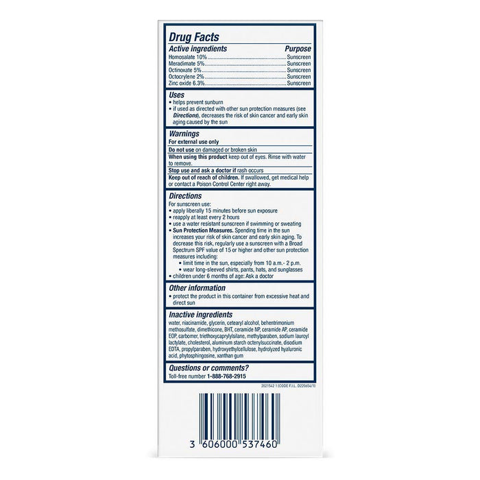 Cerave AM Facial Moisturizing Lotion SPF 30 | Oil-Free Face Moisturizer with Sunscreen | Non-Comedogenic | 3 Ounce