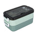 Thermal Food Warmer School Kids Lunch Box Insulated Bento Box 2 Layers Stackable Lunch Containers Portable with Sauce Bowl No BPA Leak Proof