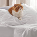Bedsure Twin Sheets Set - Soft 1800 Twin Bed Sheets for Boys and Girls, 3 Pieces Hotel Luxury White Sheets Twin, Easy Care Polyester Microfiber Cooling Bed Sheet Set