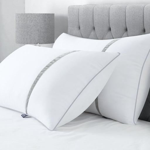 Pillows for Bed Set of 2 King Size, down Alternative Pillows Ultra Soft Fiber Fill