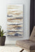 Signature Design by Ashley Joely Abstract Wall Art, 60 X 30 Inches, Blue & Tan
