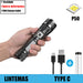 Rechargeable Flashlight Zoomable P70 Powerful LED Flashlight 3 Lighting Modes LED Torch Support for Mircro Charging Hunting Lamp