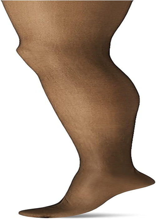 Women'S Plus-Size Queen Ultra Sheer Control Top Pantyhose 4411