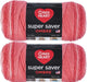 Red Heart Super Saver Jumbo Yarn, Sunny 2 Pack