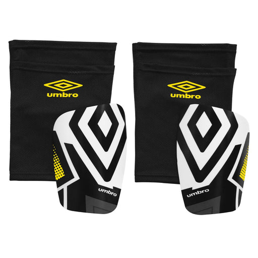 Umbro Junior Soccer Slip-In Shin Guards, for Soccer Train and Game, Soccer Protection Gear, Soccer Shin Guard, Soccer Sleeve, 1 Pair, Medium Size , for Junior