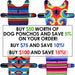Dog Clothes - Handmade Dog Poncho from Authentic Mexican Blanket by  (Blue, Large)