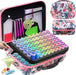 Diamond Painting Storage Containers, 60 Slots Diamond Painting Accessories Shockproof Jars for Jewelry Beads Rings Charms Glitter Rhinestones
