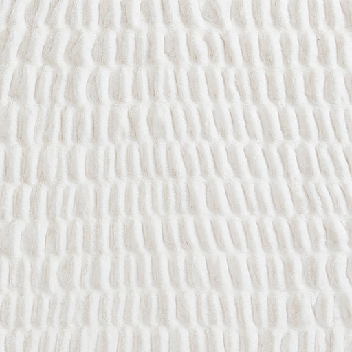 Better Homes & Gardens Faux Fur Throw Blanket, 50"X60", Ruched Faux Fur, White