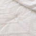 Queen Size Comforter Set, White Bedding Set Tufted Design,Boho Comforter for Queen Bed,Lightweight and Fluffy Bed Comforter for All Seasons