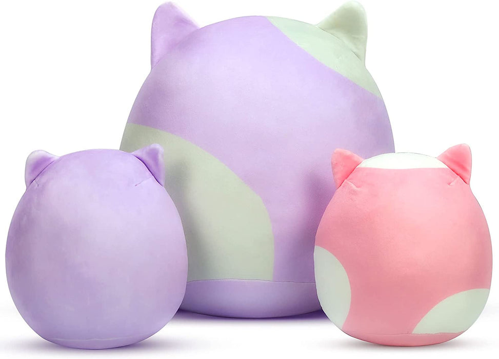 16'' and 8'' Cute Cat Plush Toys Stuffed Animal, 3 Pack Soft Kitten Plushies Toy Pillows Dolls Birthday Gift for Kids Girls Boys Throw Sleeping Hugging Pillow Sofa Cushion Home Decor
