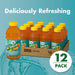 V8 Splash Mango Peach Flavored Juice Beverage, 16 FL OZ Bottle (Pack of 12)