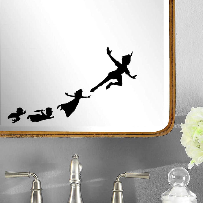 Peter Pan, Wendy and His Gang Inspired Novelty Wall/Laptop/Car Sticker/Nursery Décor Wall Sticker (10Cm X 17Cm)